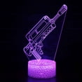 thumbnail image 1 of Rifles de asalto con luz nocturna LED 3D que cambian de color para niños, 1 of 1