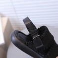 thumbnail image 4 of kpoplk Girls Sandals Open Toe Strappy Summer Shoes butterfly Casual Sandals(Black,13), 4 of 5