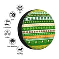 thumbnail image 4 of Sikiie St. Patrick's day in green colors Tire Cover Wheel Protectors Tyre Covers Weatherproof Wheel Covers Universal Fit for Trailer Rv SUV Truck Camper Travel Trailers-14 inch, 4 of 6