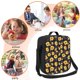 thumbnail image 5 of Disketp Royal Blue Plaid Sunflower Bolsa Térmica Estampada para Almuerzo, Lonchera para Hombres y Mujeres Adultos, 5 of 7