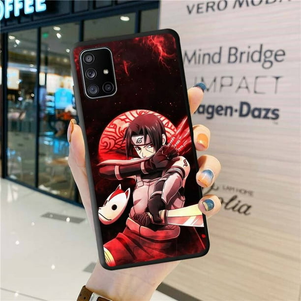 Anime Naruto Itachi Phone Case For Samsung Galaxy A03S A52 A13 A53 A73 A72 A12 A31 A81 A30 A32 A50 A80 A71 A51 5GFor Galaxy A32 4G Gao Jinjia LED