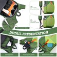 thumbnail image 3 of Mochila de Senderismo BECOJADDE 15L Plegable Ultraligera Verde Oliva, 3 of 8