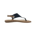 thumbnail image 2 of White Mountain Womens London Faux-Leather Thong Flat Sandals, 2 of 3