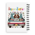 thumbnail image 2 of Happy Easter Brittany Spaniel American Flag Truck Spiral Bound Journal Brittany Dog Lover Gifts Idea 5x7in Spiral Notebook - 03001, 2 of 5