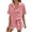 Pink, variant on Shorts Set for Women Two Piece Outfits Button Down Shirt Top and Shorts Summer Womens Matching Sets