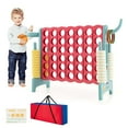 thumbnail image 1 of Costway 4-to-Score Game Set 4 in A Row Jumbo withStorage Carrying Bag Sticker for Adult Kids, 1 of 8