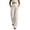 White, variant on Jerdar Linen Pants for Women Slacks Wide Leg Pants Button Up Straight Leg Trousers Bussiness Summer Fall L