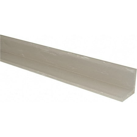 

Value Collection 2 Leg Long x 1/4 Thick x 5 Ft. Long Standard Plastic Angle Polypropylene