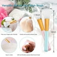 thumbnail image 4 of 6Pcs Silicone Face Scrubber Set, 2pcs Exfoliating Lip Brush, 2pcs Face Cleansing Brush & Silicone Facial Mask Brush Exfoliator Skin Care Tool, 4 of 6