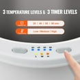 thumbnail image 3 of KFFKFF 20L Towel Warmer Bucket, Large Towel Heater with 4-Tier Timer and 3-Tier Temperature, Automatic Power-Off Towel Warmer with for Towels, Bathrobes, Blankets, ETL & FCC Approved, 3 of 9