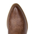 thumbnail image 5 of Cowboy Boots for Women Wide Suede Ankle Western Cowgirl Boots Mid Calf Pointed Toe Short Chunky Classic Booties, 5 of 9