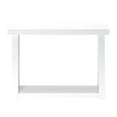 thumbnail image 4 of Plank+Beam 46" Solid Wood Console Table with Storage, Sofa Table with Shelf, Narrow Entryway Table for Hallway, White, 4 of 10