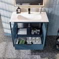 thumbnail image 4 of Eviva Moma 32 Inch Teal Bathroom Vanity with Black Metallic Legs, 4 of 8