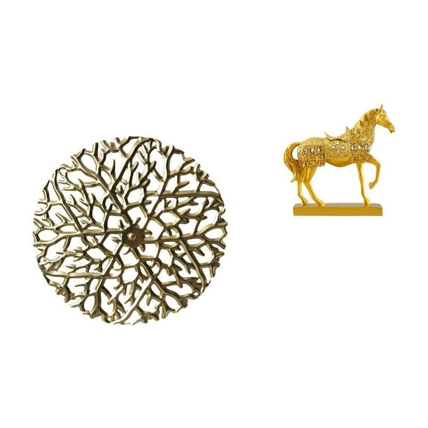 Escultura para colgar en la pared,Decoración de pared de metal para sala de estar,dormitorio y exterior.,Estatuas de caballos,Estatuas de caballos Figura de caballo Figura de caballo,Escultura