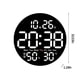 thumbnail image 3 of RKSTN Electronic clock Round Clock Multi-function Remote Control Clock Living Room Wall Clock Home Decoration Digital Electronic Clock Silent Clock Color Screen Clock, 3 of 9