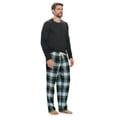 thumbnail image 3 of Ashford & Brooks Men’s Long-Sleeve Top Flannel Pants Pajama Sleepwear Set, 3 of 4