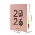 thumbnail image 2 of Elainilye 2026 Planner with Date Notes, A5 Bilingual Schedule Notebook for Daily Planning, Journal and Organizer, 2 of 6