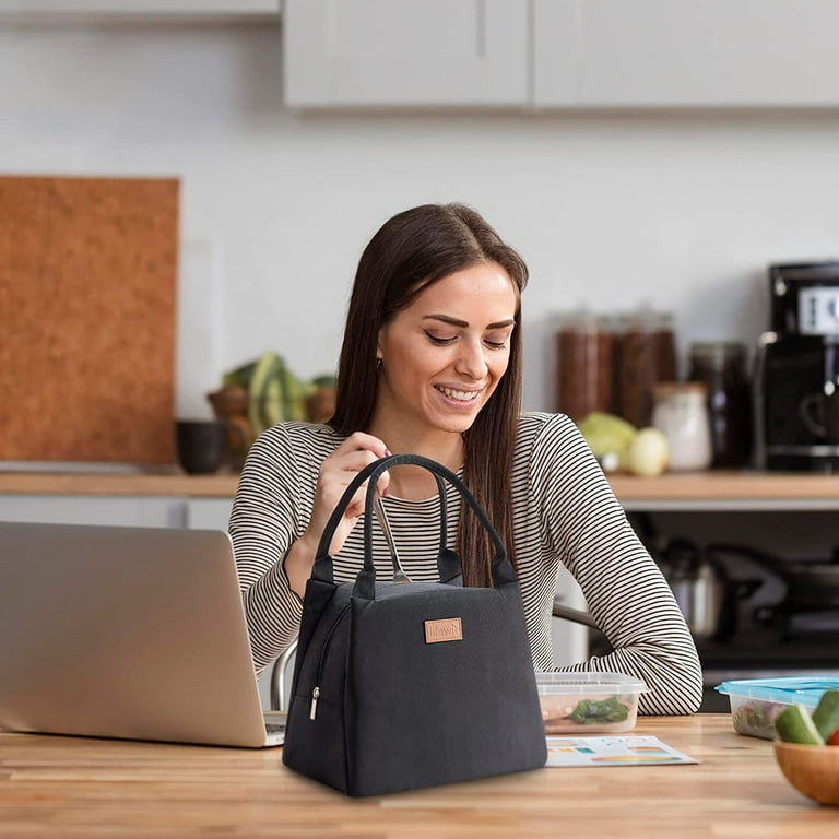 Lifewit Lunch Bag for Women Men Large Insulated Lunch Box Reusable Lunch Tote Bag for Work Black Walmart