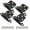 Antique Copper, variant on 4-Pack (2 Pair) Antique Copper Self-Closing Cabinet Hinges - 1/2" Variable Overlay Semi-Concealed Face Frame, Flush Mount for Kitchen/Bath Cabinets/Door Bumpers & Upgraded Screws