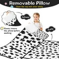 thumbnail image 3 of White and Black Of Leopard Print Toddler Nap Mats for Kids Preschool,Sleeping Mat Bag or Kids,Toddler Sleeping Bag,Toddler Nap Mat or Daycare, 3 of 6