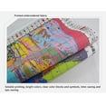 thumbnail image 4 of Inteprter Juego de hilos de costura para bordado de puntada, tela de algodón de autoensamblaje para muebles, lienzo, pintura, adornos artesanales De coser tela blanca/54×20cm Inteprter HA082566-02, 4 of 6
