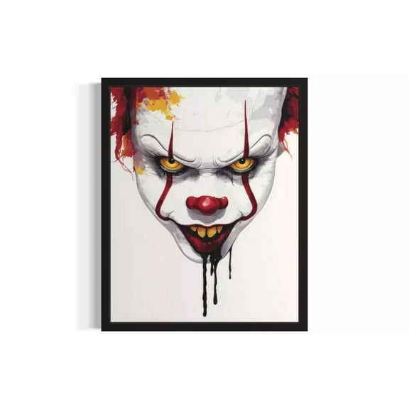 Clown Halloween Photo Art Print Poster Wall Art Painting NO FRAMED POSTER Home Decor, Vintage Art Print, Haging Poster, Cute Birthday Gift, Wall Art