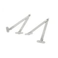 thumbnail image 1 of 1Par Soporte de Tapa Plegable para Muebles de Armario Tono Plateado, 1 of 4