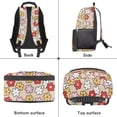 thumbnail image 5 of KUIFORTI Floral Boba Capybara Children'S Backpack Polyester Kids Bookbag with Adjustable Straps for Elementary Primary Middle Back to School Gifts for Students, 5 of 7