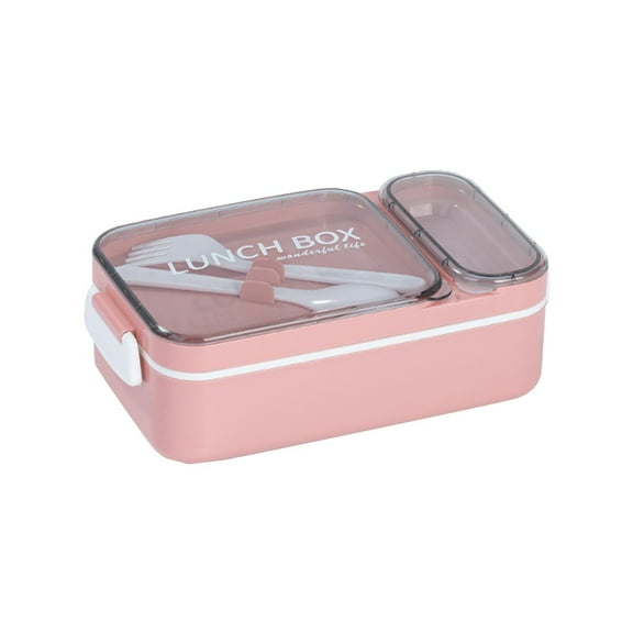 Microwaveable Compartmentalized Lunch Box for Students and Office Workers - 21x11.5x7cm, BPA-Free Plastic, Multi-Layer Sealing, Soup Container, Eco-Friendly, Ideal for Meal Prep & Food Storage