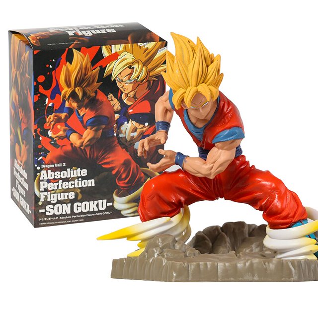 Dragon Ball Z APF Absolute Perfection Son Goku Vegeta Trunks Anime Collection Figure PVC Doll Gift Toy heqiyong LED