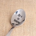 thumbnail image 3 of Christmas Gift for Son Daughter - Let It Snow Engraved Spoon Gifts for Men Women | Birthday Thanksgiving Gift | Teens Holiday Gift | Tea Coffee Lover Gifts for Him Her, 3 of 5