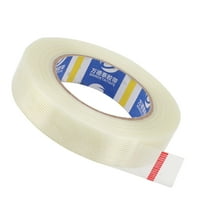 0.98" x 164.04ft Clear Fiberglass Weatherstrip Repair Tape Adhesive Tape Sealing Strip Tape