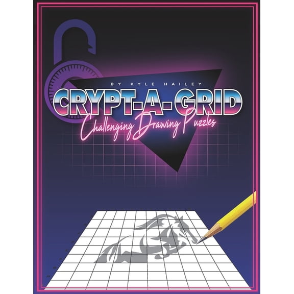 Cryptagrid Crypt-a-grid: Challenging Drawing Puzzles, Book 1, (Paperback)