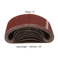 thumbnail image 2 of REGALWOVEN 10 Pcs 3x18" 60 Grit Aluminum Oxide Sanding Belt Sandpaper for Metal Wood Grinding Belt Sander, 2 of 7