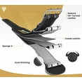 thumbnail image 2 of RDX Ceinture de Musculation en Cuir 4 Pouces, Noir, Grand, 2 of 7
