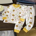thumbnail image 2 of Duqingm Toddler Baby Boy Clothes Fall Winter Sweatshirts Long Sleeve Tops Pant 2Pc Sets Toddler Outfit For Boys (Yellow,6-12 Months), 2 of 7
