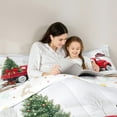 thumbnail image 5 of Castle Fairy 3-Piece Queen Comforter Set - Red Truck Christmas Tree Cabin, 5 of 8
