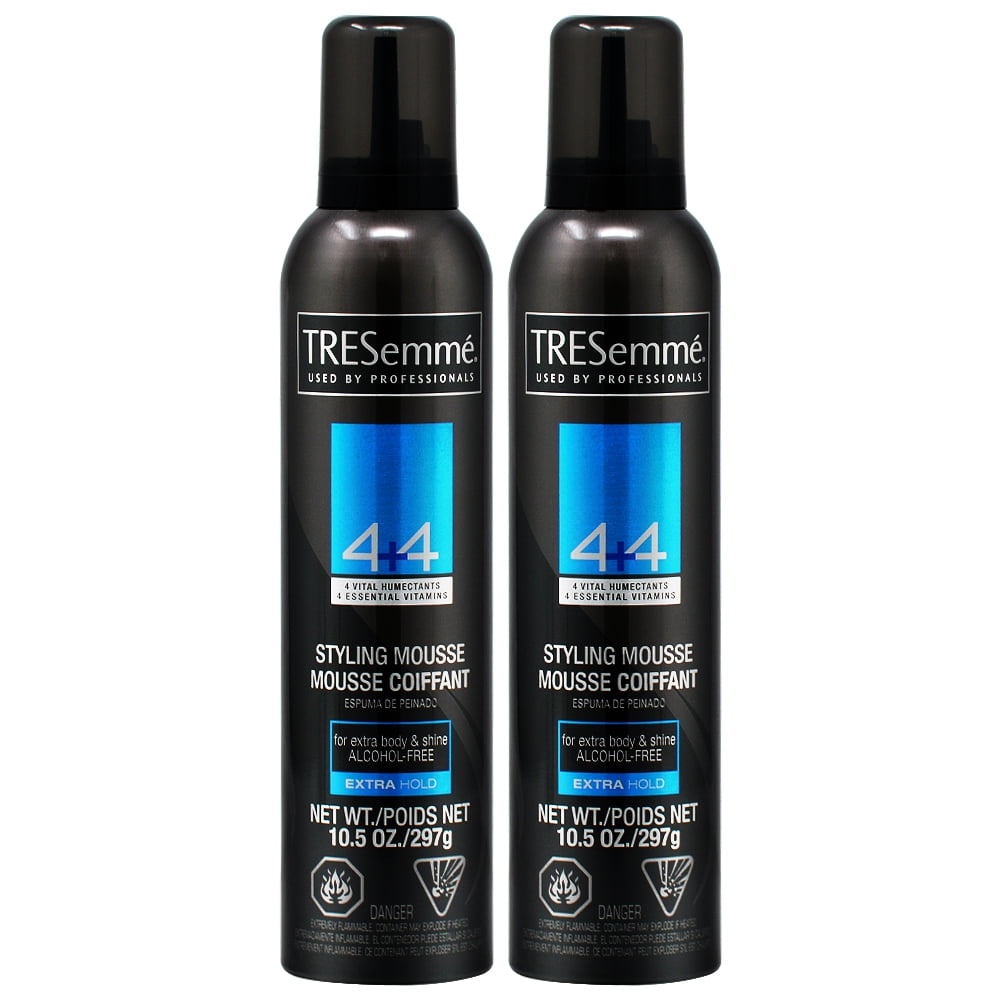 TRESemme 4+4 Styling Mousse 10.5oz (Pack of 2) - Walmart.com - Walmart.com