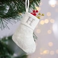 thumbnail image 4 of Calcetines Navideños de Seda Blanca Brillante, Calcetines con Letras de 23 Cm, Calcetines Decorativos para Chimenea, Colgantes, 4 of 6