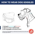 thumbnail image 4 of PETLESO Medium Dog Goggles Eye Protection Dog Sunglasses for Driving/Outdoor Activities, M, 4 of 4