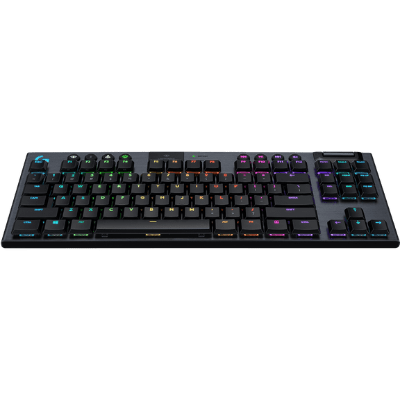 Logitech 920-009512 G915 TKL Tenkeyless Lightspeed Wireless RGB Mechanical Gaming Keyboard Linear - Carbon
