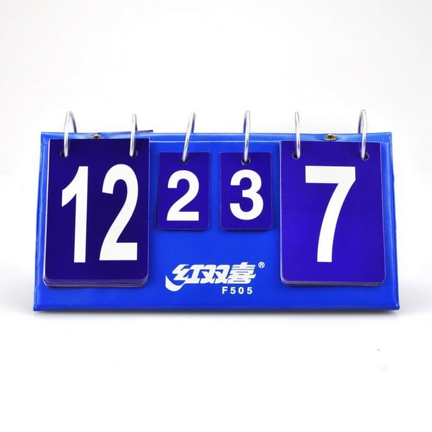 DHS F505 Portable Flip Table Tennis Scoreboard Ping Pong Scorekeeper