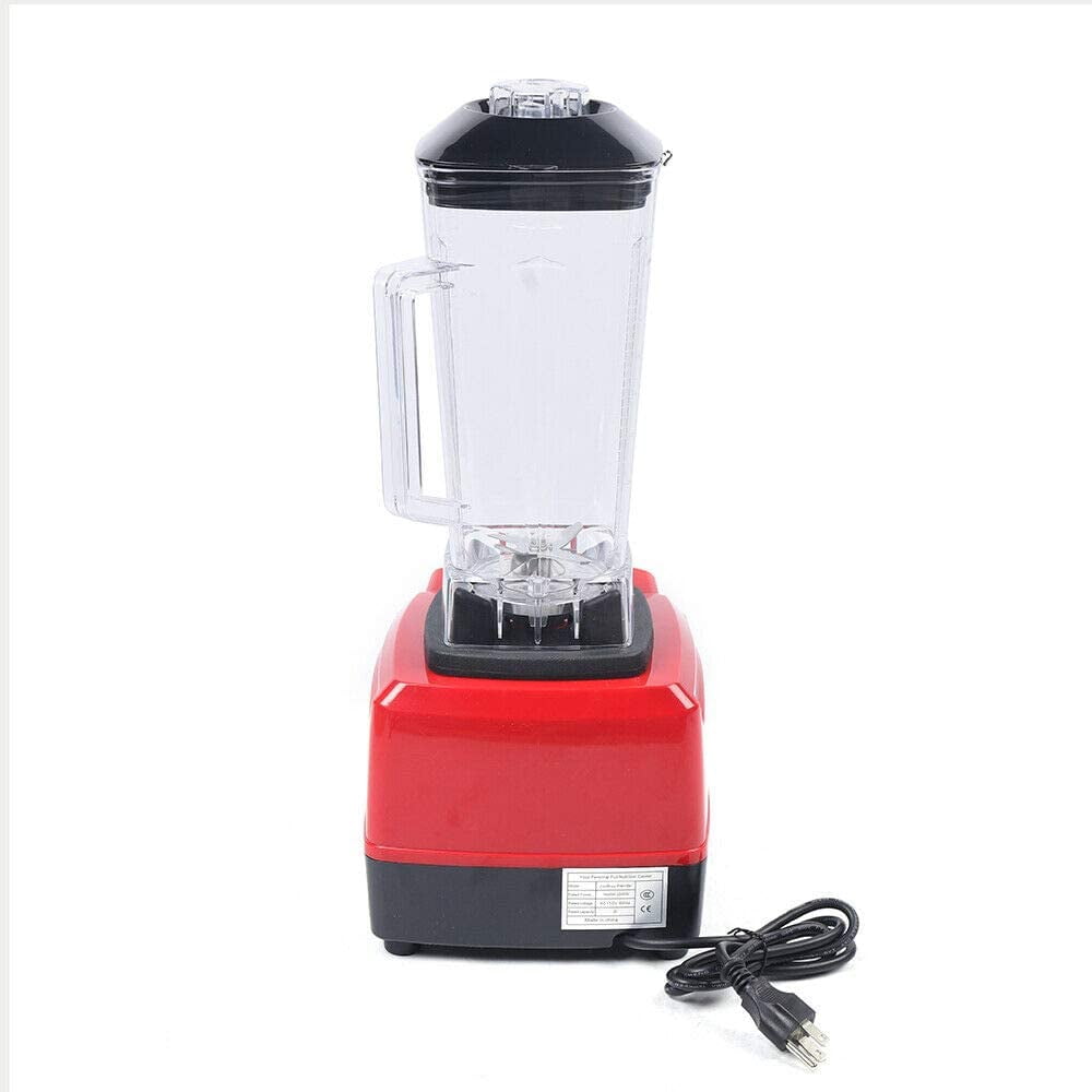 FETCOI 3HP 2L Professional Power Blender Heavy Duty Commercial Blender Mixer Juicer (Red)