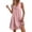 *Pink, variant on ClodeEU Women's Cowl Neck Sleeveless Tiered Mini Dress,Casual Loose Fit Sundress Pink,Women's Plus L