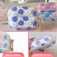 thumbnail image 5 of GJX Case for Airpods Pro 2nd Generation,Soft Tpu Protective Cover for Airpods Pro 2 Case,Spring Floral Clear Case for Airpod Pro,Blue, 5 of 7