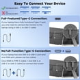 thumbnail image 6 of SIAVIALA Laptop Screen Extender 15.6 Inch - FHD 1080P Portable Monitor, 3-in-1 Detachable Clampable Dual Screen for 13-17.3" Laptops, External Display Splitter for Windows Mac Android Chrome, 6 of 7