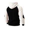 thumbnail image 5 of Tanghaowl Kids Hoodies Child Boys Girls Christmas Long Sleeve Patchwork Hooded Pullover Tops Keep Warm Sweatshirts Clothes Black 5-6 Years, 5 of 7