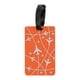 thumbnail image 1 of Etiquetas de equipaje de patrón de líneas de avión de 1 pieza para viajar en naranja, 1 of 5