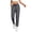 Gray #1, variant on WULMLEO Stretch Active Pants for Women Over 50 Comfy Fit Quick Dry Athletic Pants Running Hiking Joggers with Zipper Pockets Gray L