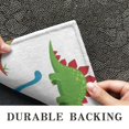 thumbnail image 6 of White Dinosaurs Colorful Species Pattern Door Rugs,Washable Non Slip Door Mats Indoor,Decorative Door Mats,Entry Mat Indoor for Entrance,Bedroom,Kitchen,Bathroom,20"x32", 6 of 6